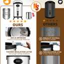 3 Gallon Insulated Beverage Dispenser, Hot Drink Dispenser for Water,Coffee