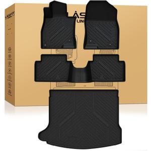 LASFIT Floor Mats & Cargo Mat for Mazda 3 2018 2017 2016 2015 2014 (Only Fits Hatchback, Not Fits Sedan) All Weather TPE Floor Liners Front & Rear Row Full Set Car Mats Accessories - Black LASFIT Floor Mats & Cargo Mat for Mazda 3 2018 2017 2016 2015 2014 (Only Fits Hatchback, Not Fits Sedan) All Weather TPE Floor Liners Front & Rear Row Full Set Car Mats Accessories - Black
