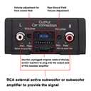 GoolRC 4-Channel Full-Range Amplifier, 80Wx4 Audio Modification Power Amplifier Digital Sound Processor Class A/B for Android Car Player