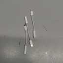 Apple MFi Certified 3-Pack Lightning to 3.5mm Headphone Jack Adapter with DAC, Headphone/Earphone Hi-Fi Audio Dongle & Car Aux Cable for iPhone 14/13/12/11/XR/X/8/7, Car, Gym, Travel, Office Use-White