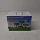 4 Pack 2025 Ultrasonic Animal Repellent Outdoor Cat Repellent Devices Solar Animal Repeller Motion Activated Deterrent to Scare Deer Squirrel Rabbit Raccoon Skunk for Yard Lawn Outdoor Green