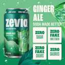 Zevia Zero Sugar Soda, Ginger Ale, 12 oz Cans (8-Pack)  Naturally Sweetened, Non-GMO Project Verified, Gluten-Free, Vegan