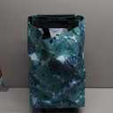 Rolling Shopping Bag, Small Shopping Cart with Wheels,Collapsible Portable Waterproof Tote for Market & Grocery RunsGift for Women & Seniors(Flower)