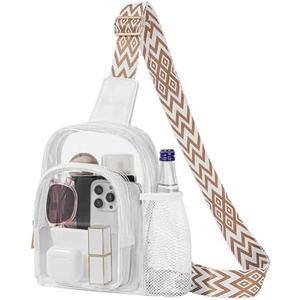 Vinabilia Clear Bag for Stadium Events, Crossbody Bags for Women, Clear Crossbody Purses Sling Bag for Concert Sports Events