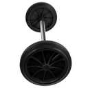 1set Can Wheels Plastic Garbage Can Pulley with Hollow Shaft for Easy Installation and Efficient Waste Collection for Daycare Hospitals and Offices