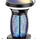 OnBeam Solar Bug Zapper Outdoor, Mosquito Zapper Outdoor Waterproof Electric Fly Zapper Rechargeable Mosquito Killer with Solar Panel, 4200V Fly Trap Indoor for Home Backyard, Patio, Garden, Camping