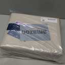 Bedsure 100% Washed Cotton Duvet Cover Oversized King - Linen Color Minimalist Cotton Duvet Cover Linen Like - GentleSoft™ Plain Simple Bedding (Oversized King, 120"x98")