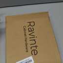 Ravinte Black Cabinet Handles 30 Pack - 4 Inch Matte Square Pulls, Kitchen Hardware 6-3/8 Inch Overall Length, Drawer Pulls