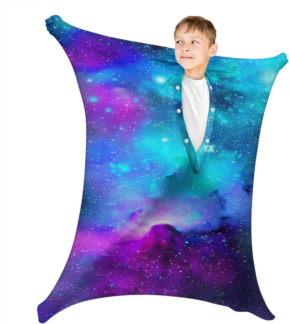 Constellation Sensory Socks - Blue Nebula Sensory Body Sock for Kids - ADHD and Improve Sensory Processing Sox (Large)