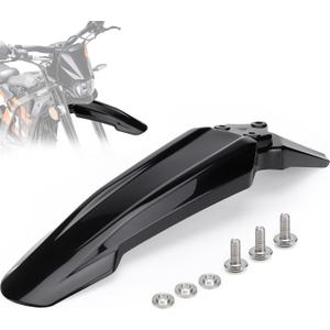 Front Fender for SurRon Light Bee X/S/Segway X160 X260, Dirt Bike Mudguard Mud Guard for Off-Road Electric Motorcycle, Black Plastic Front Fender (Not Fits RST Fork)