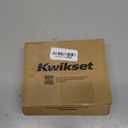 Kwikset Perth Interior Privacy Door Handle with Lock, Door Lever for Bathroom and Bedroom, Matte Black, Reversible Keyless Push Button Lock Door Lever, with Microban Protection