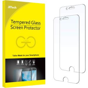 JETech Screen Protector for iPhone 8 Plus and iPhone 7 Plus 5.5-Inch, Tempered Glass Film, 2-Pack