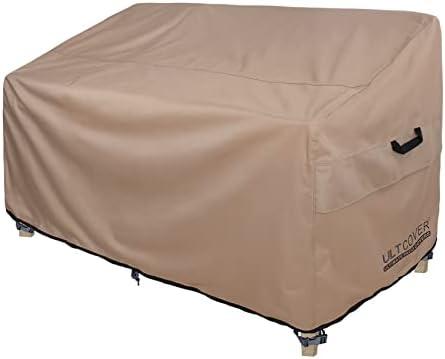 ULTCOVER Patio Furniture Sofa Cover 74W x 35D x 35H inch Waterproof Outdoor 3-Seater Couch Cover, 2 Pack