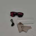 GS01 Smart Bluetooth Sunglasses, Audio Sunglasses With Speaker, UV400 Polarized lens, Open Ear Music, Touch Control (Red)