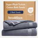 Brooklinen Super-Plush Bath Towels (Slate)