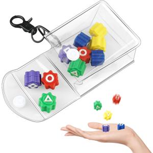 Gonggi Korean Game, 10 Stones Gonggi Stones, Korean Traditional Play Game Jacks Gonggi with Pocket-Size Case