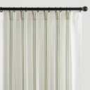 jinchan Striped Linen Blend Curtains 84 Inches Long for Living Room Sage Green Stripe Rod Pocket Semi Sheer Light Filtering Drapes for Bedroom Farmhouse Curtain Set 2 Panels (50"W x 84"L (Pack of 2))