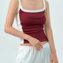 Two Color Knit Top L