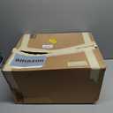 ZMISHIBO Ceiling Fans with Lights and Remote, 19.7'' Low Profile Ceiling Fan, 3000-6000K Dimmable Modern Flush Mount LED Fan Light, 6 Wind Speeds, Gold Fandelier Ceiling Fans for Bedroom