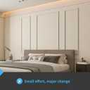 Art3d Pre-Cut Wall Molding Set of 6 pcs, Ready-to-Assemble Wainscoting Panels for Interior Wall Dcor Living Room Bedroom Accent Wall - Installed with Glue, 3 Top 3 Bottom