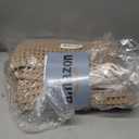 AMOAMI Waffle Bath-Mat, 24"x36" Super Absorbent Bath Mats for Bathroom Non Slip, Machine Washable Bathroom Rugs with Tassels Ultra Soft Boho Bath Rugs for Floor Beige