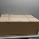 3 Pack Large Capacity Plastic White Storage Bins with Lids-Folding Storage Box with Doors and Wheels, Stackable Storage Cabinet, Pantry Storage, Room Organizer, for Kitchen Living Room (White, XL)