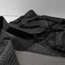 Car Pet Pad Black Dog Mat with Separation Net Adjustable Safety Buckle for Large Medium Dogs 210D Polyester Pongee Nylon Net 137x147cm 53.94x57.87inch 1PCS