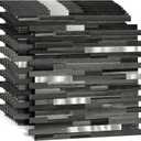 10 Pieces Peel and Stick PVC Mosaic Backsplash,for Kitchen Backsplash,Etc