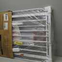 Baby Gate No Drilling, 29"-40" Auto Close Dog Gate Indoor for Doorways & Stairs, Pressure Mounted Adjustable Pet Gate, Easy Walk Through Child Gate for Children & Pets Stroller Friendly, White (29-40"Wide, 28"Tall)