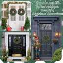 6 FT Christmas Green Garland with Lights Artificial Christmas Garland Wreath Decorated with Pine Cones Red Ball Ornaments for Xmas Holiday Mantle Fireplace Wall Table Indoor Outdoor Decoraiton (Style 2)