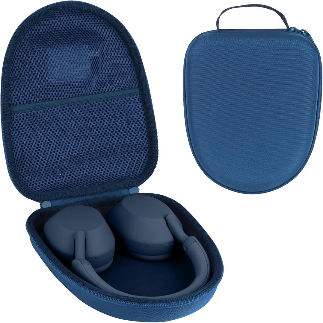 Hard Case Replacement for Sony WH-1000XM6, WH-1000XM5, WH-1000XM4, WH-1000XM3 Noise Canceling Headphones, Portable Travel Headphone Cases (Dark Blue Case)