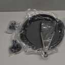 Chicken Shredder Kitchen Tool Twist, Meat Shedder with Ergonomic Handle, Manual Kitchen Tool with Non-Skid Base, Easy Cleaning, Dishwasher Safe, Meat Shredder with Mat and Transparent Lid (Black).