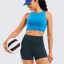CRZ YOGA Butterluxe Biker Shorts 4'' - High Waisted Booty Workout Volleyball Yoga Womens Spandex (S)