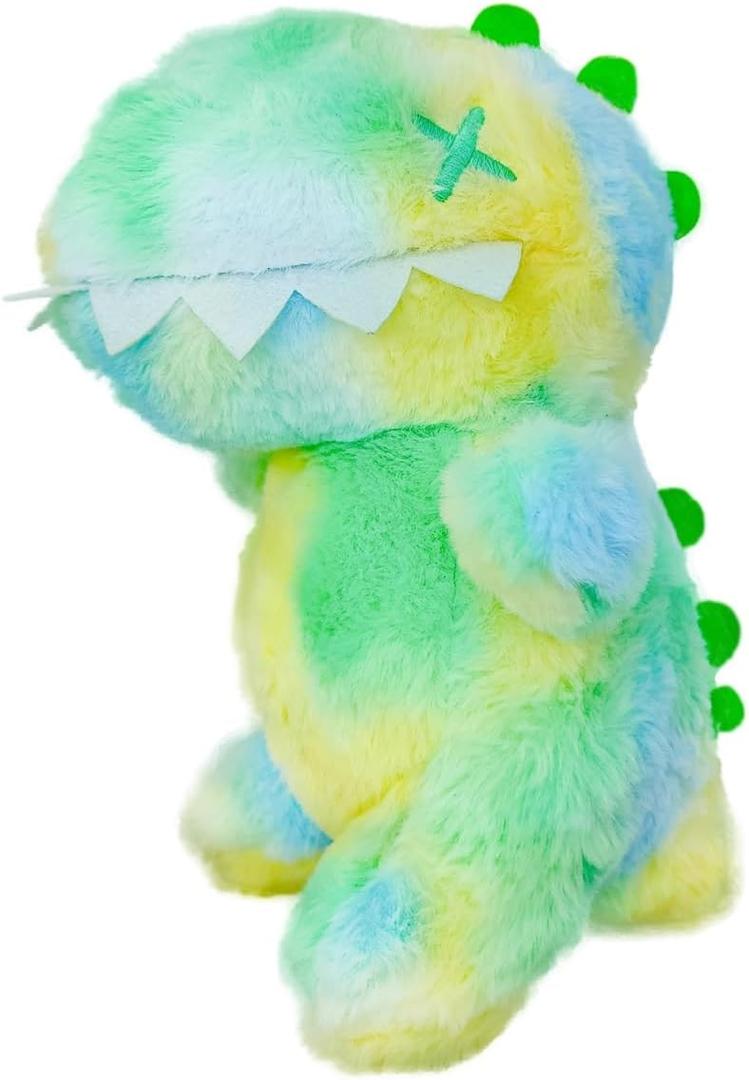 Cute Animal Plush Pillow, Cuddly Stuffed Pillow for Play and Hug, Perfect Soft and Huggable Pillow Gift for Your Family(Colorful Dinosaurs)