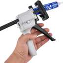 Toothpaste Tube Squeezing Machine Dispenser - 704 Silicone Manual Glue Gun for Aluminum Tube - Universal Extruder Labor-saving Tool