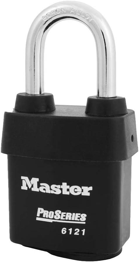 Master Lock - One (1) High Security Pro Series Padlock 6121NKALF w/BumpStop Technology
