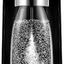 sodastream Terra Sparkling Water Maker Machine, with 1 Litre Reusable BPA-Free Water Bottle for Carbonating & 60 Litre Quick Connect CO2 Gas Cylinder – Black