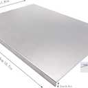 BILLAMB Stainless Steel Cutting Boards for The Kitchen, Suitable for Meat, Fruits, Vegetables, Bread, and Baking Large-sized Cutting Boards (40 x 30cm/15.7 x 11.8 in)