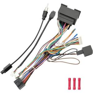 Jayubien 44Pin Radio Wiring Harness Kit Replacement for Chevrolet Malibu Trax Cruze Aveo Orlando,16Pin ISO Android Stereo Connector with Factory USB Adapter Antenna Cable,No Canbus AMP Function