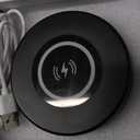 Indoor Camera with Clock and Wireless Charging, 1080P WiFi Cameras for Home, Security Camera with Motion Detection, Night Vision, Local & Cloud Storage,with APP (Classic) (Black)