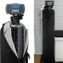 Heavy Duty Water Softener Tank Jacket,Outdoor Insulated Water Softener Tank Cover,600D Oxford Fabric with Plush Lining