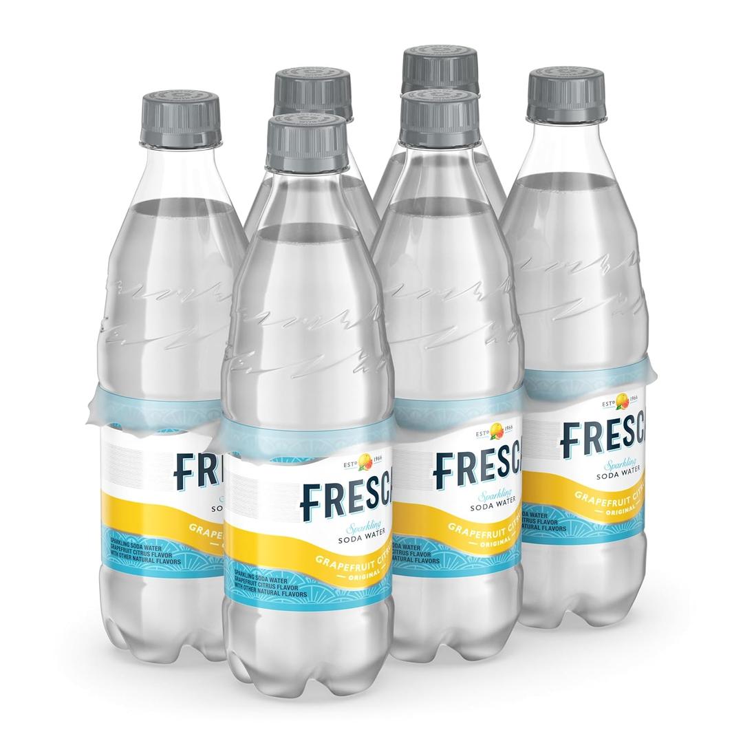 Fresca Citrus Soda Soft Drink, 16.9 fl oz Bottles, 24 pack, BBD 02/23/2026