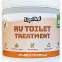 Liquified RV Toilet Treatment - Black Holding Tank Digester - Odor Eliminator - RV Black Tank Treatment - Orange Scent, Powder Formula - Made in The USA (20 Ounce (Pack of 1))