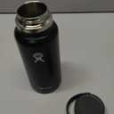 Hydro Flask Water Bottle - Insulated Stainless Steel - Wide Mouth Flex Lid, Non Spill, Leakproof and Refillable in 32 Oz Black