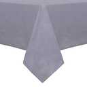 sancua 100% Waterproof Rectangle PVC Tablecloth - 54 x 78 Inch - Oil Proof Spill Proof Vinyl Table Cloth, Wipe Clean Table Cover for Dining Tables, Buffet Parties and Camping, Grey