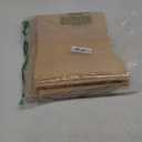 100pcs Kraft Bags with Window Zipper Lock Stand Up Bulk Pouches Resealable 10x14in