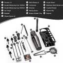 Cocktail Shaker Set, 23-Piece Boston Stainless Steel Bartender Kit with Acrylic Stand & Cocktail Recipes Booklet, Professional Bar Tools for Drink Mixing, Home, Bar, Party - Black