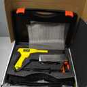 Plastic Welder, 2 in 1 Plastic Welding Kit, SONNLER 1000PCS Hot Stapler Plastic Repair Kit For Car Bumper Crack Repair with Iron, Rods, Metal Mesh, Abrasive Paper, Aluminum Tape (Yellow)