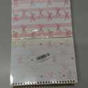 2 x 2 Pcs Pink Bow Spiral Notebook, Coquette Preppy Spiral Notebook for Women Friends Girls, 160 Pages Trendy Hardcover Journaling Notebooks for Business Writing Travel Home Office Aesthetic Notebooks