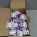 Conair Hot Rollers for Long, Medium & Short Hair, 12 Ceramic Flocked 1-Inch and 1-Inch Heated Hair Rollers with Clips, Hot Curlers for Women, Volume & Curls